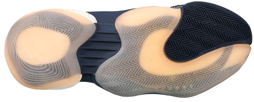 adidas crazy byw x collegiate navy clear orange