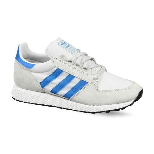 Adidas Mens Originals Forest Grove Mens Footwear (Ash Silver, Blue