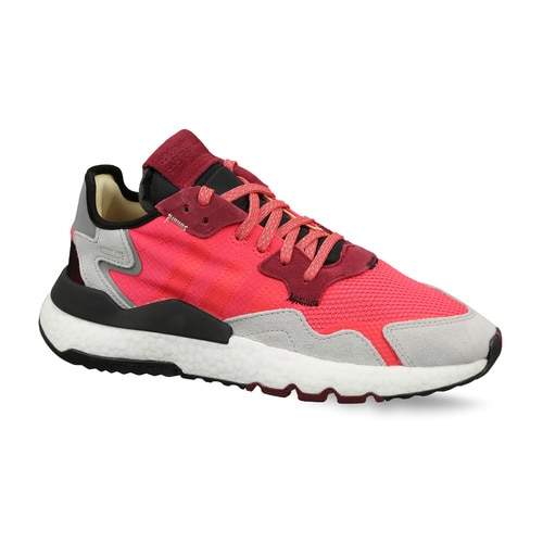 Adidas Mens Originals Nite Jogger Shoes (Size: 10, Shock Red, Grey