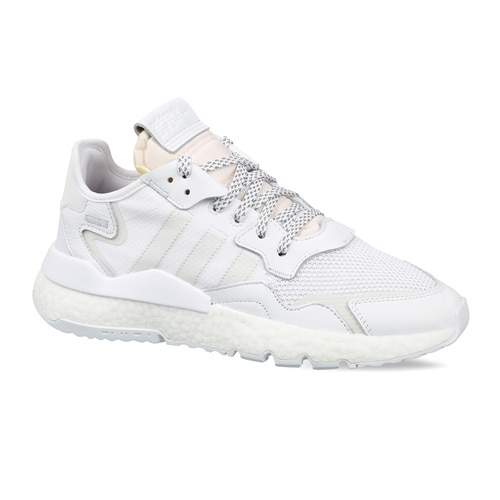 Adidas Mens Originals Nite Jogger Shoes (White, Crystal White) in