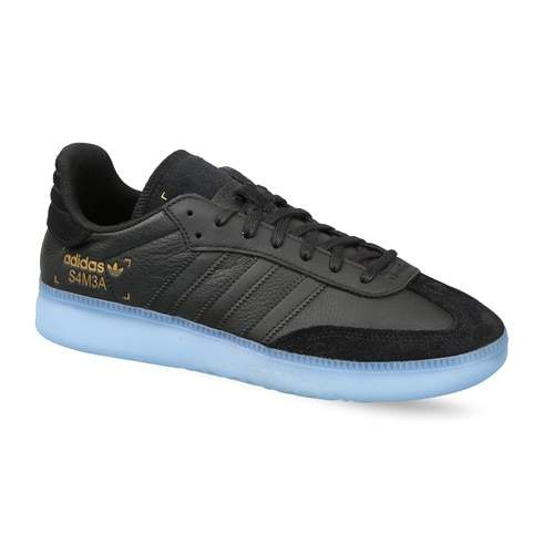 Adidas Mens Originals Samba RM Mens Footwear (Core Black, Shock