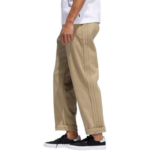 Adidas Mens Originals Skateboarding Striped Chino Pants (Hemp) in
