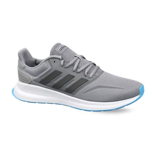 Adidas Runfalcon Men's Shoe (Size: 6, Grey Shock Cyan) in