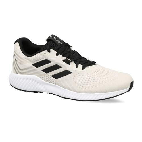 Adidas Mens Running Aerobounce Mens Footwear (Raw White, Core