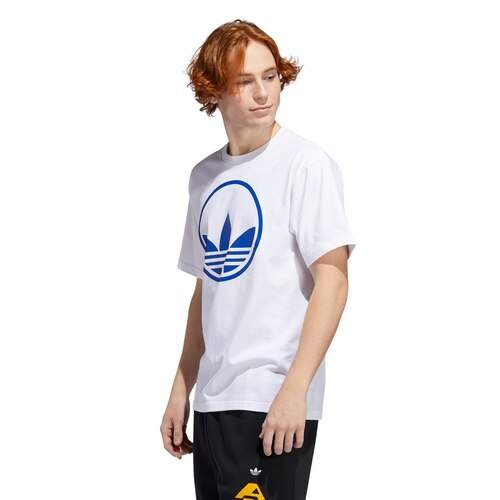 Adidas GD2103 Men's Originals Circle Trefoil Tee (White) in Kanpur