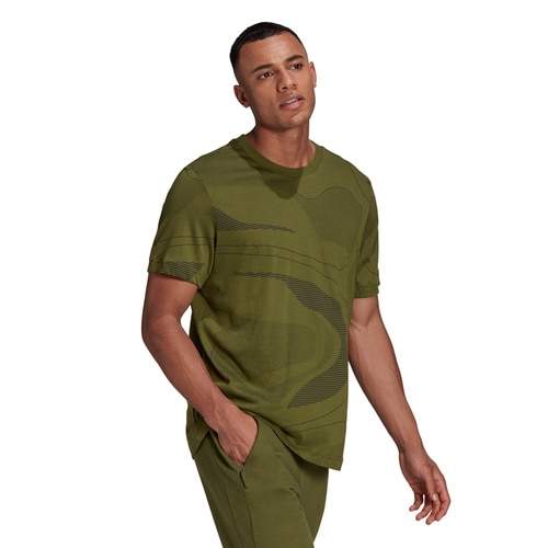 Adidas GM5772 Men's Sport Inspired Footwear Graphic Tee (Wild Pine