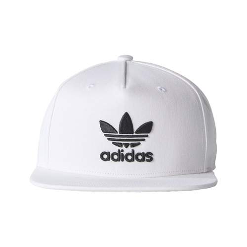 Adidas Unisex Originals Trefoil Snapback Cap (OSFW- Black, White
