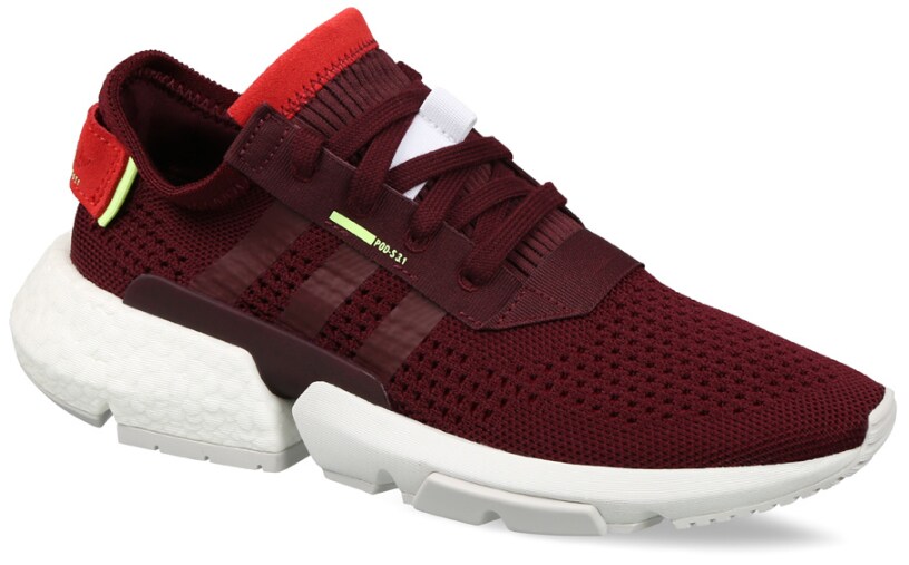 Adidas Womens Originals Pod Womens Footwear (Maroon, Hi-Res