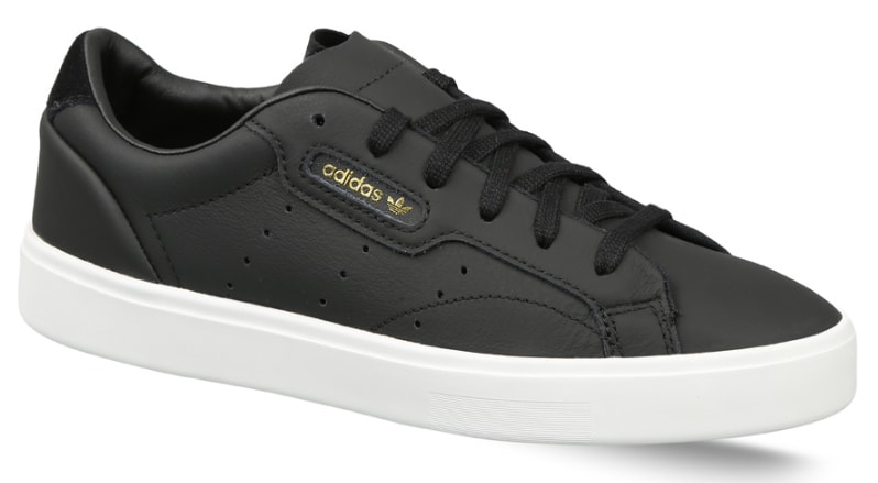 Adidas Womens Originals Sleek Womens Footwear (Core Black, Crystal