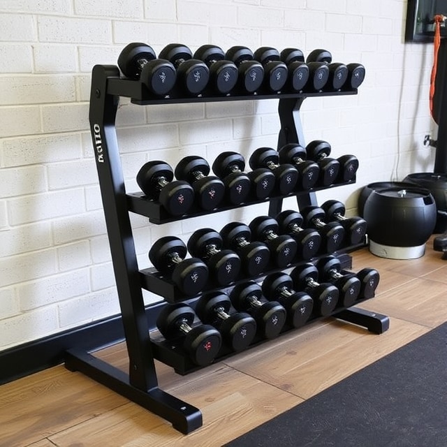 Adjustable Dumbbell Rack in Delhi at ₹ 5,000 ₹ 10,000 Pc by