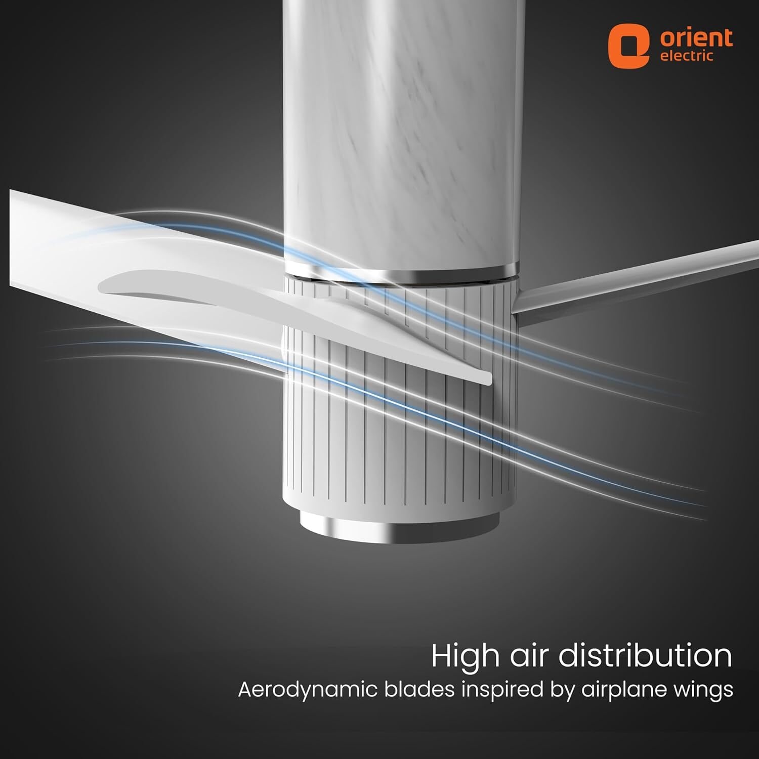 Orient Electric Aeroslim mm Ceiling Fan (Marble White) in Siliguri