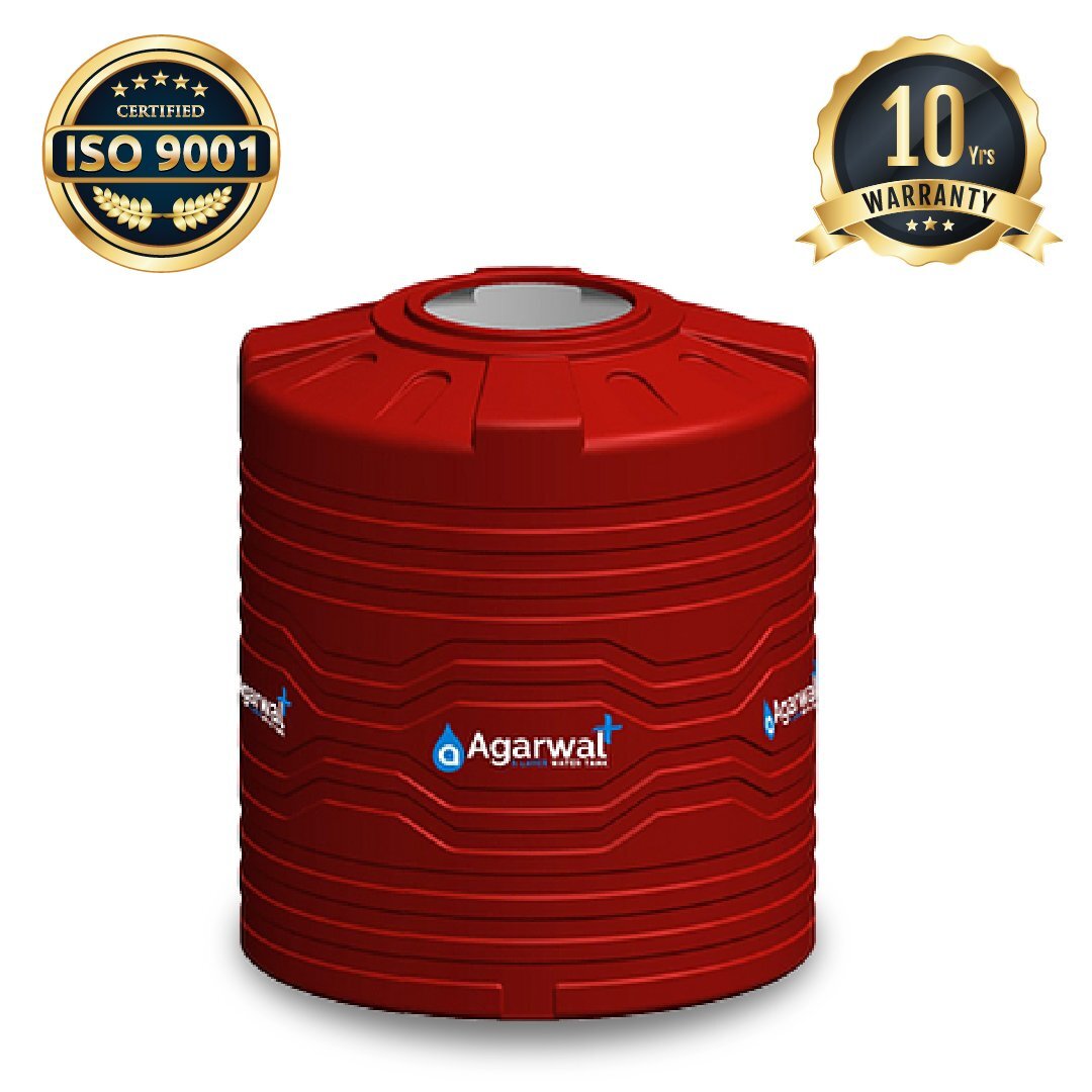 Agarwal Water Tanks 3000 Ltr Red Water Tanks Get Best Price from