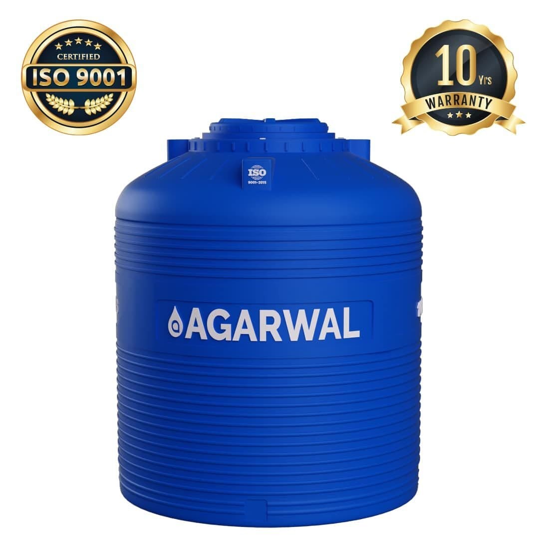 Agarwal Water Tanks 3000 Ltr Blue Water Tanks in Jaipur Dealers