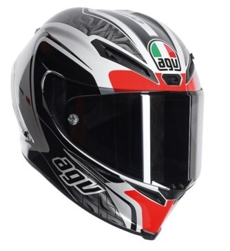 Buy AGV Corsa Dot Multi - Circuit XS Full-Face Helmet White \u0026 Black \u0026 Red  [6101O2EW-007] Online - Get Same day Delivery on AGV Corsa Dot Multi -  Circuit XS Full-Face Helmet