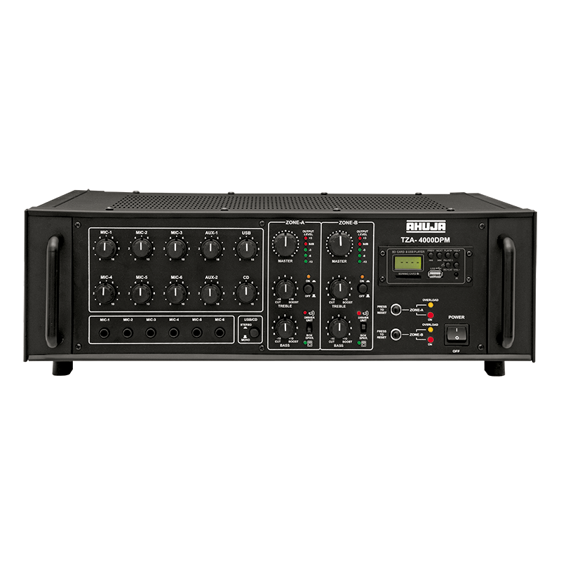 AHUJA TZA-4000DPM 2 Zone Pa Mixer Amplifiers