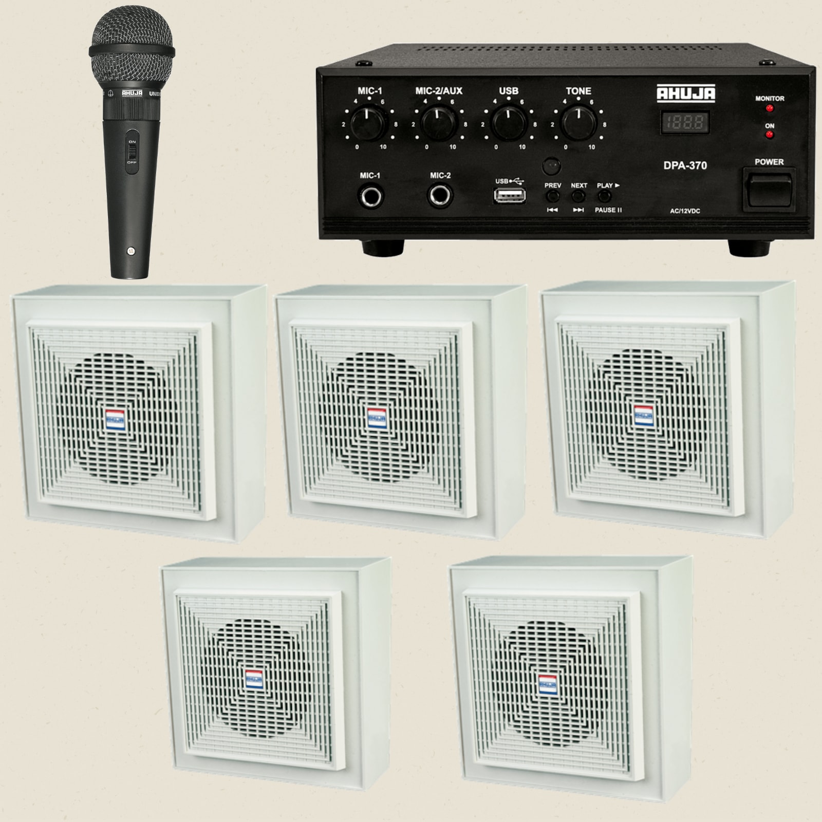 Amplifier Ahuja 100 Watt Sound Box Price AHUJA (SRX-50DX) PA