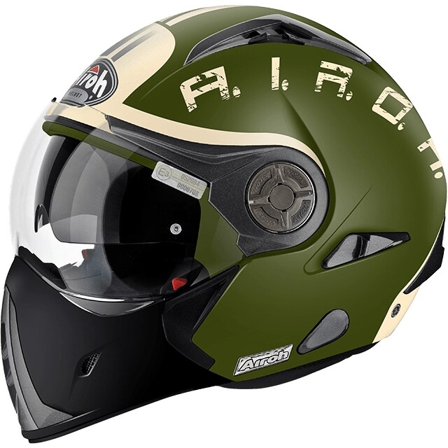 Buy Airoh J 106 Smoke XL Modular Face Helmet Green Matt (J6SM70) Online -  Get Same day Delivery on Airoh J 106 Smoke XL Modular Face Helmet Green  Matt (J6SM70) - Justdial Shop Online.