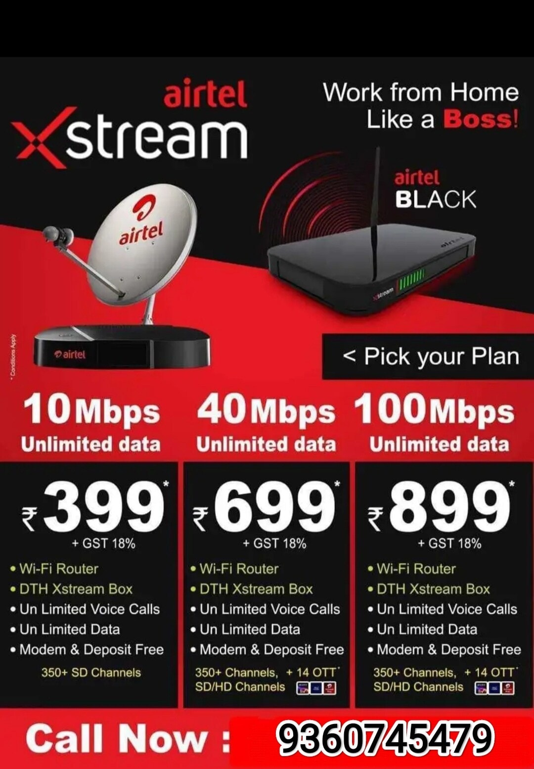 HOT Airtel Fiber Airtel Dth With Internet Airtel Dth Wifi Fiber Airtel