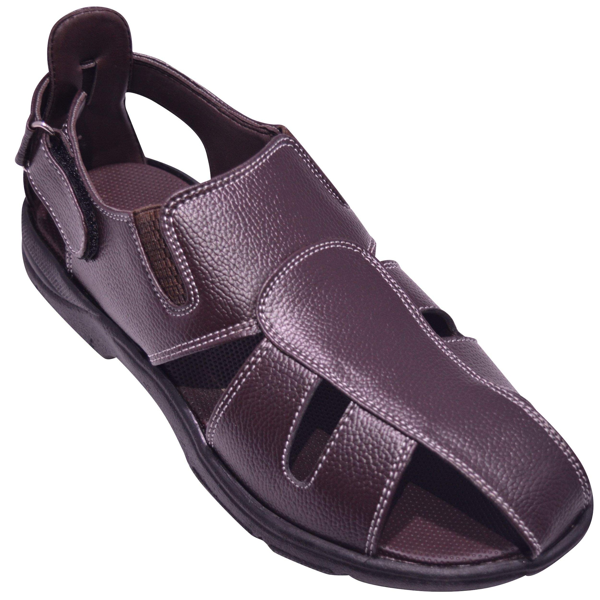 Ajanta Men's Office Sandals (GB0608, Brown) in Ahmedabad at ₹ 604
