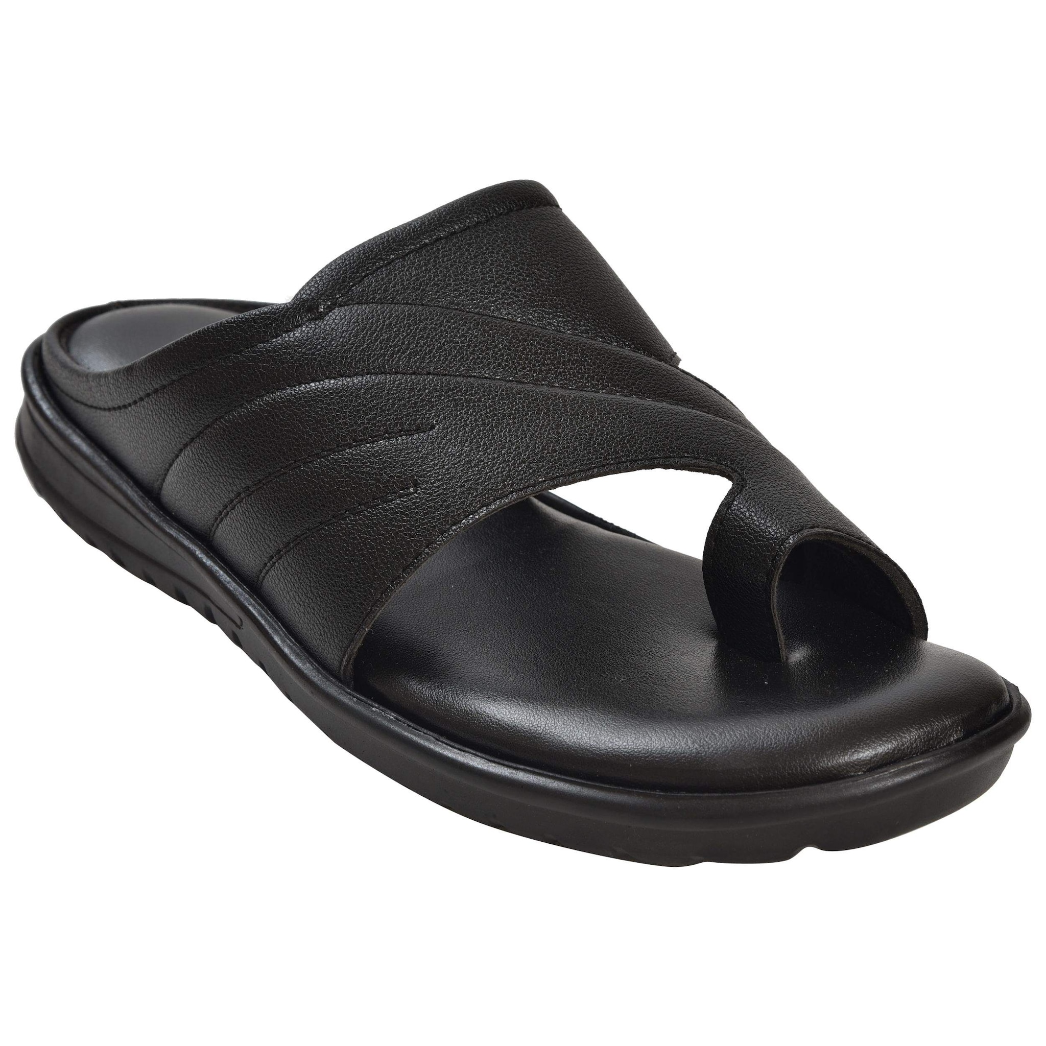 Ajanta Men's Office Sandals (CG0901, Black) in Kolkata at ₹ 671