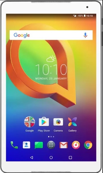 Buy Alcatel A3 10 Tablet 32 Gb 25 7 Cm 10 1 Wi Fi Cellular White Grey Features Price Reviews Online In India Justdial