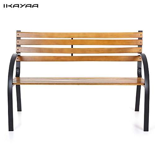 Buy Alcoa Prime Brand Ikayaa Us Stock 48 Wood Outdoor Garden Patio Bench Furniture High Quality Porch Backyard Deck Lawn Chair Features Price Reviews Online In India Justdial