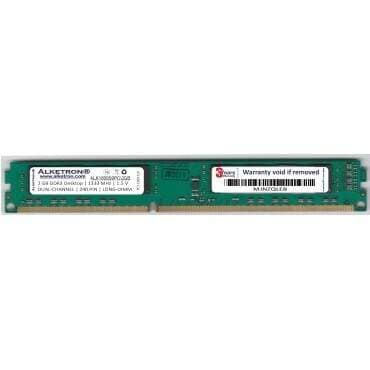 ALKETRON DDR3 RAM MEMORY FOR DESKTOP PC AND GAMING PC 2GB 1333MHZ - Main Image