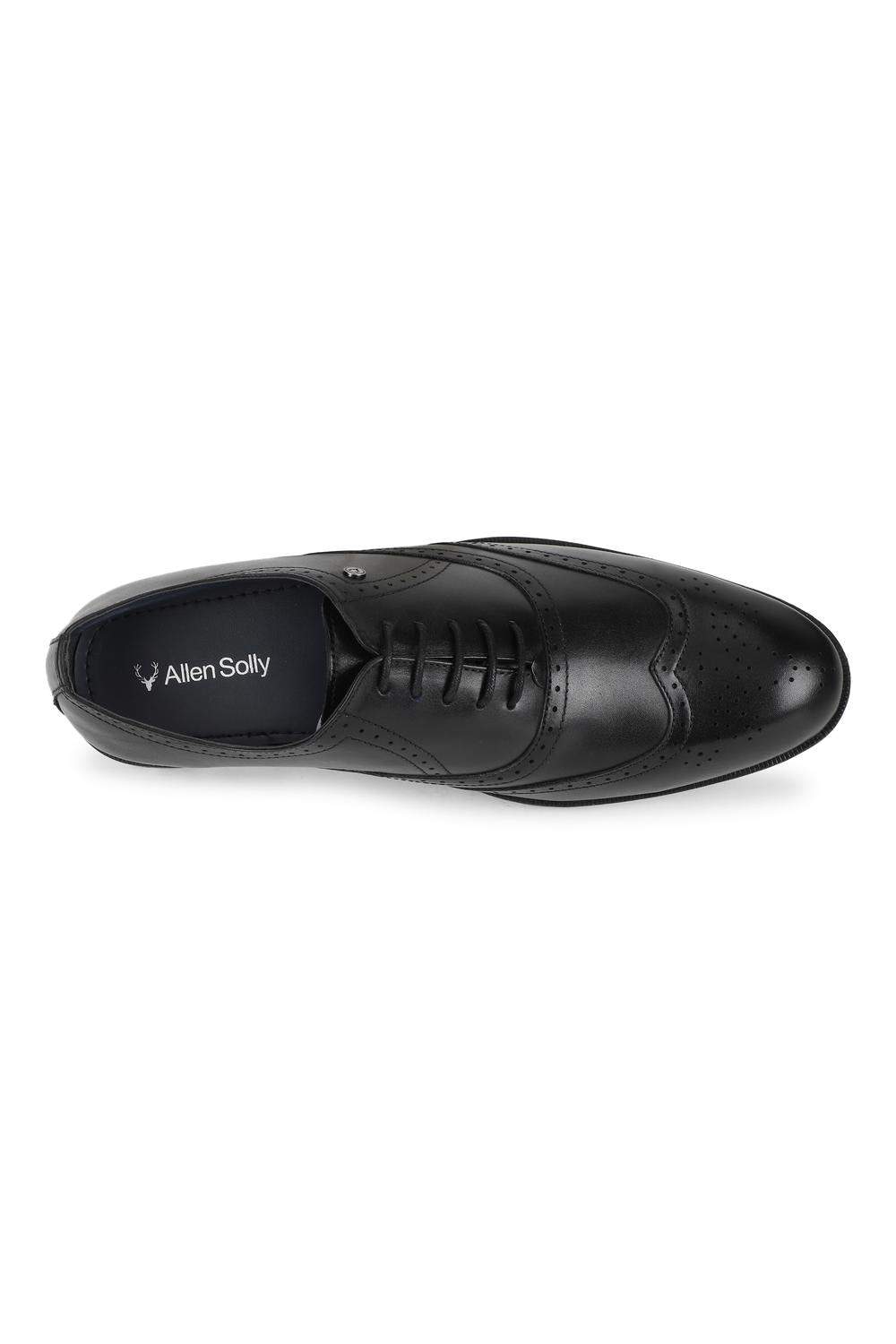 Allen Solly ASSCWRGBD51195 Black Lace Up Shoes (Size 6) in Delhi