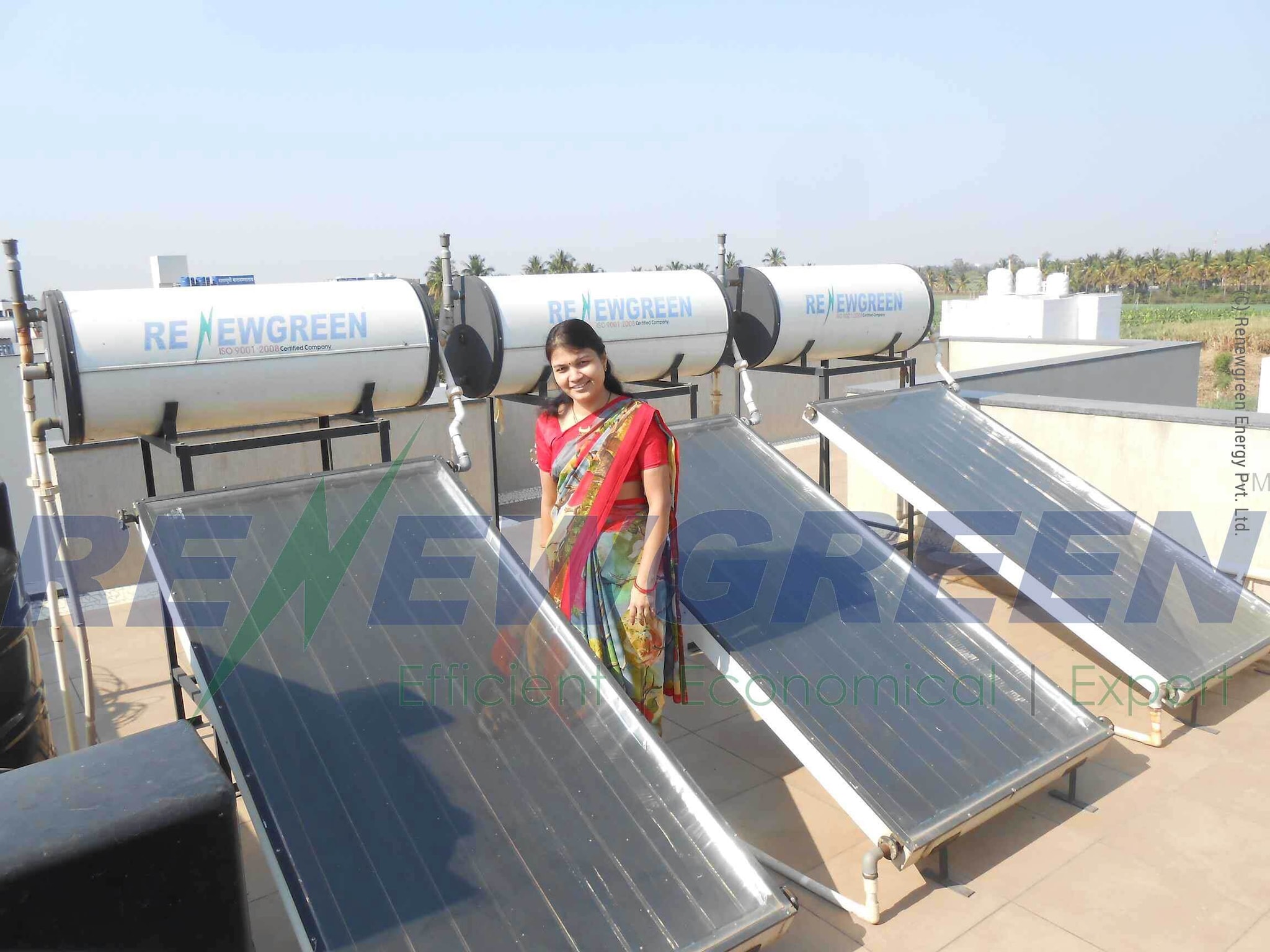 Aluminium for Home Mini Solar Water Heater in Mandi at ₹ 15,000