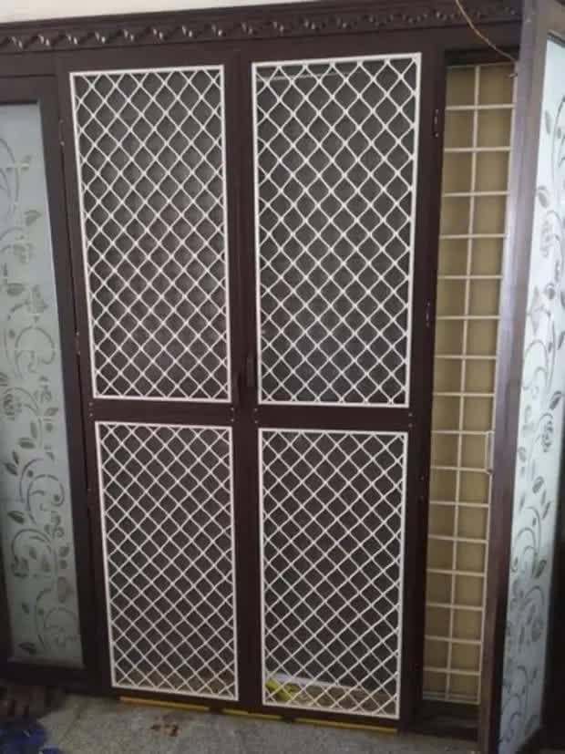 Aluminium Grill Mesh Doors,Thickness mm in Vijayawada at