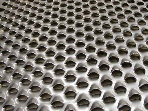 Perforated Aluminium Plate, Thickness, 24x48 Size