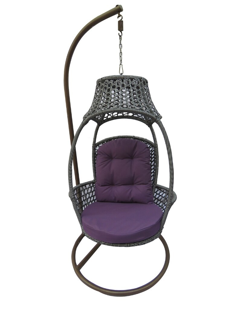 Amaze Garden Outdoor Indoor Single Patio Swing Zula with Stand, MZ