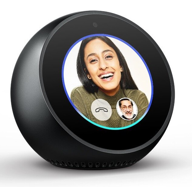 echo spot black screen