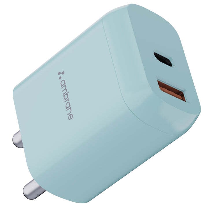 Ambrane Raap H33 Charger (Mint Green) in Bangalore at ₹ 1,899