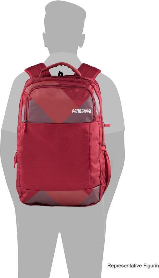 american tourister aero red laptop backpack Olympus Sport Camo Edge Print The large main compartment features a padded laptop sleeve to keep your tech accessories secure AMERICAN TOURISTER Backpack (Red) 20