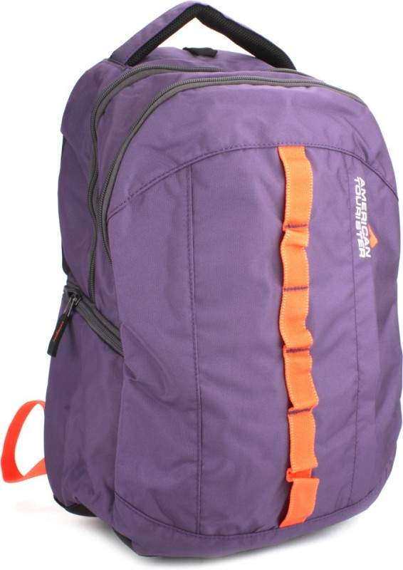 american tourister unisex purple laptop backpack AMERICAN TOURISTER Encarta Laptop Backpack(Purple) in Delhi at ₹ 2,303 - ₹  2,450 by Geeta Leather Emporium