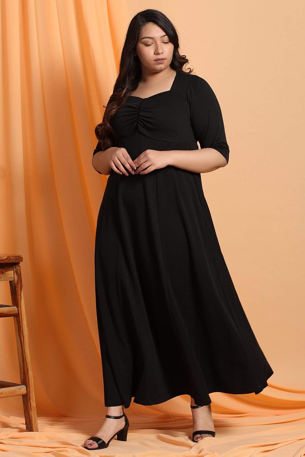 a line satin maxi dress A-Line Satin Maxi Dress | Formal Holiday Dresses