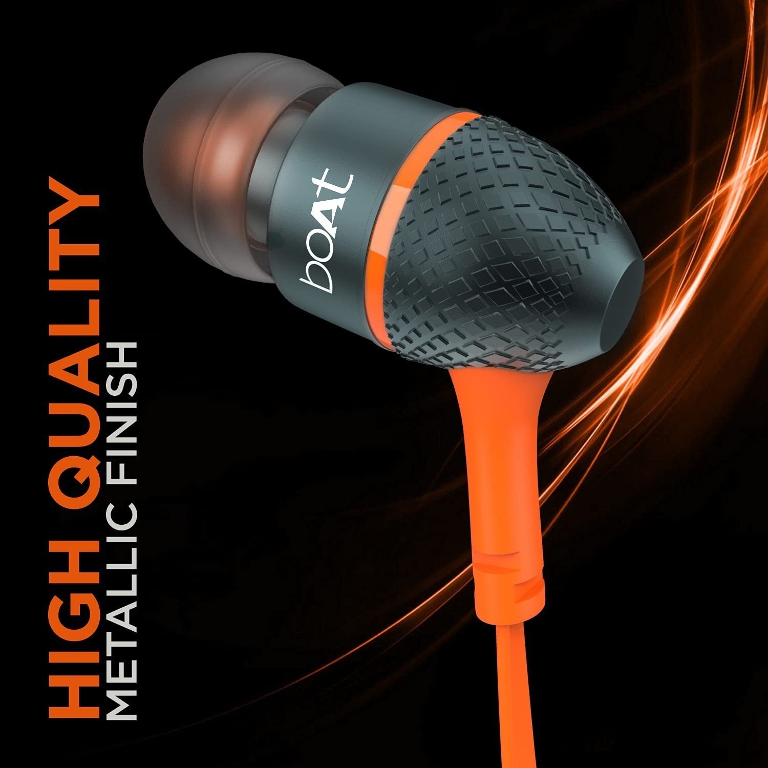 Buy boAt BassHeads 225 in-Ear Super Extra Bass Headphones (Molten