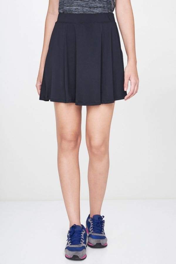 AND Black Panel Short Tennis Skirt (Size: S, SS19ATHAND23) in