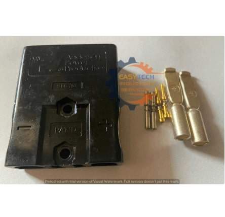 thumbnail image 2 of Anderson SB120 Battery Connector Kit – Gray, 2 AWG, Includes 2 Housings & 4 Contacts 2 of 5