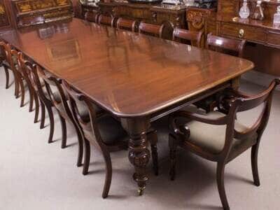 antique dining table 骨董家具 Accurate Furniture & Decoraters Antique Dining Table in