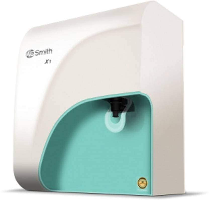 AO Smith X3 RO with MIN-TECH RO Water Purifier (White) in