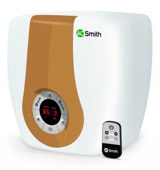 AO Smith Electric HSE-SES-025 25 ltr Storage Geyser (White, Brown