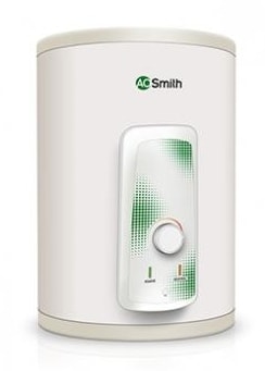 Ao Smith Electric 15 ltr Storage Geyser White u0026 White [HSE-VAS-015] in  Delhi at best price by Gupta Sanitary and Hardware Store - Justdial