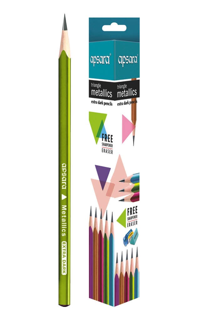 GANSSIA 6-Pack Mechanical Pencils - 0.7mm Triangle Grip For School & Office Writing