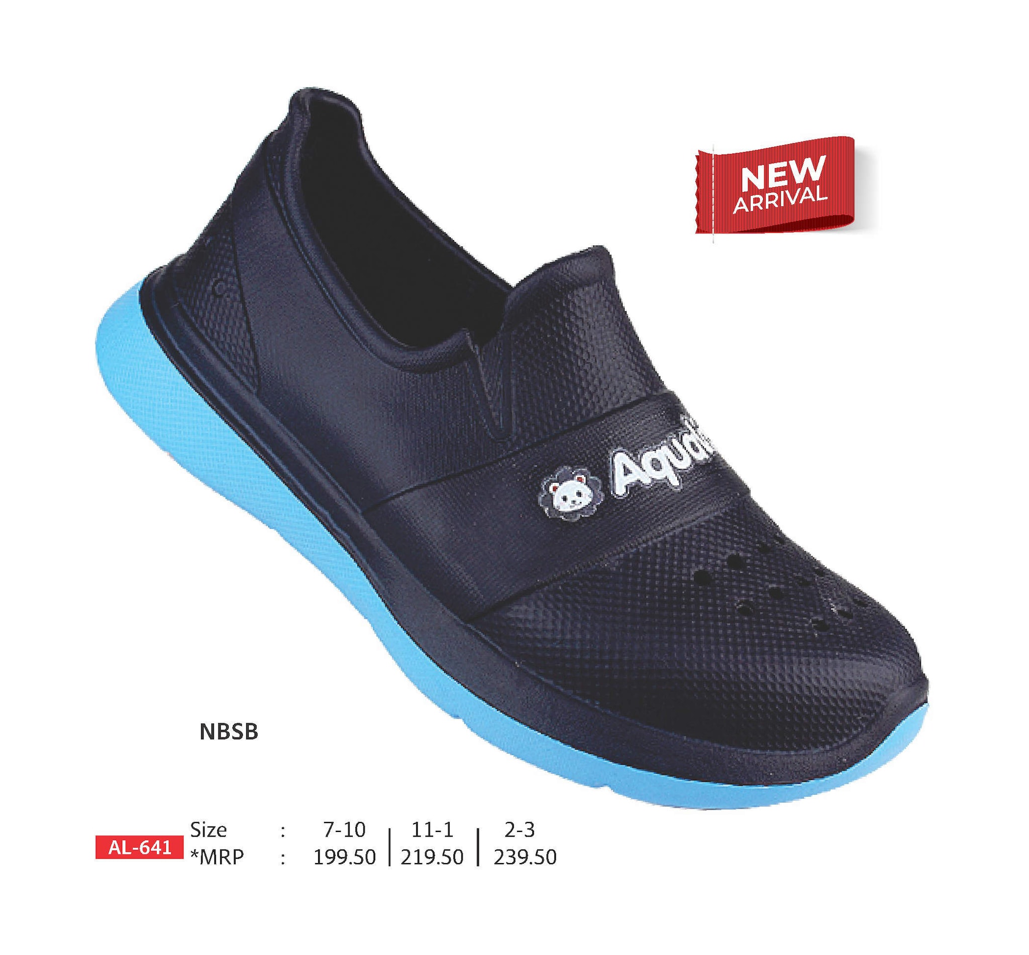 Aqualite Eva AL-641 (NBSB) Casual Shoe (Navy Blue, Sky Blue, 11-1