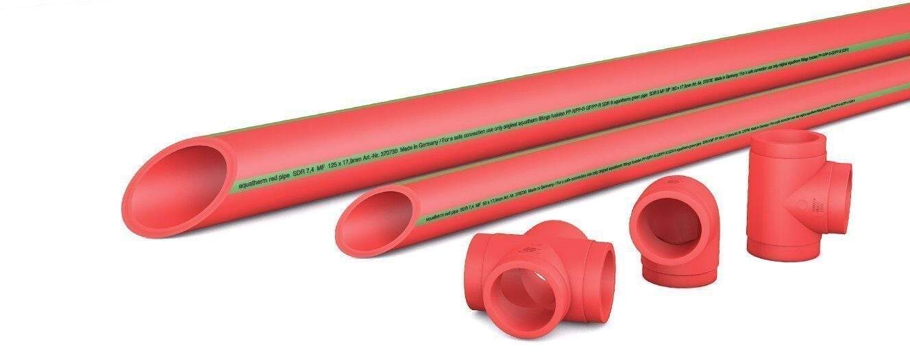 Aquatherm red pipe in Mumbai at ₹ 4 - ₹ 160 / Pc by Aquatherm India ...