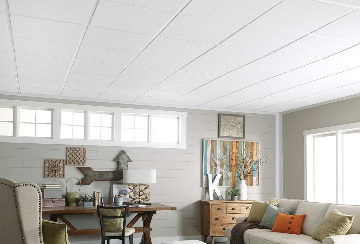 Armstrong Ceiling Grid Paint Shelly Lighting