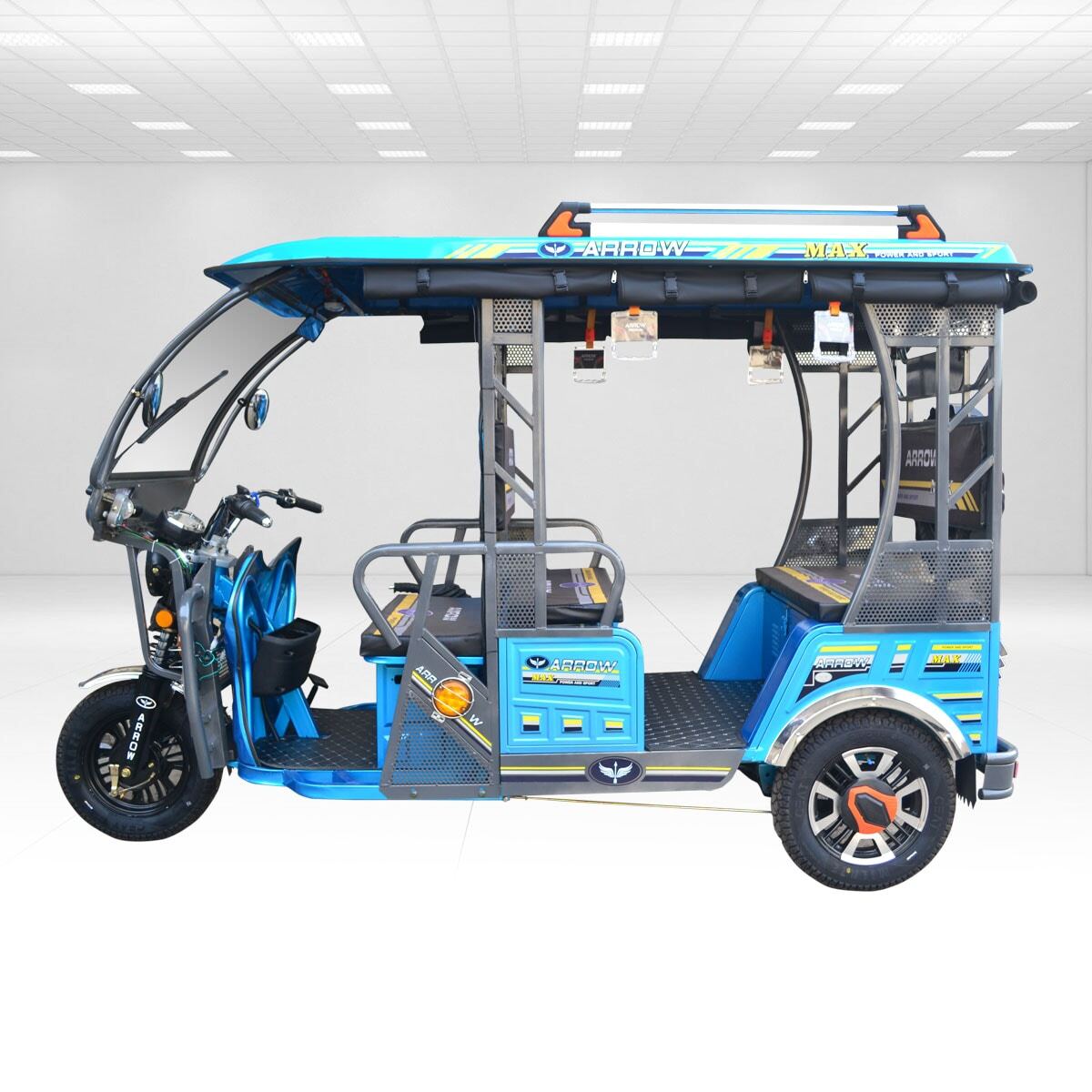 Arrow Max Battery Operated Auto Rickshaw (Blue, Seater) in