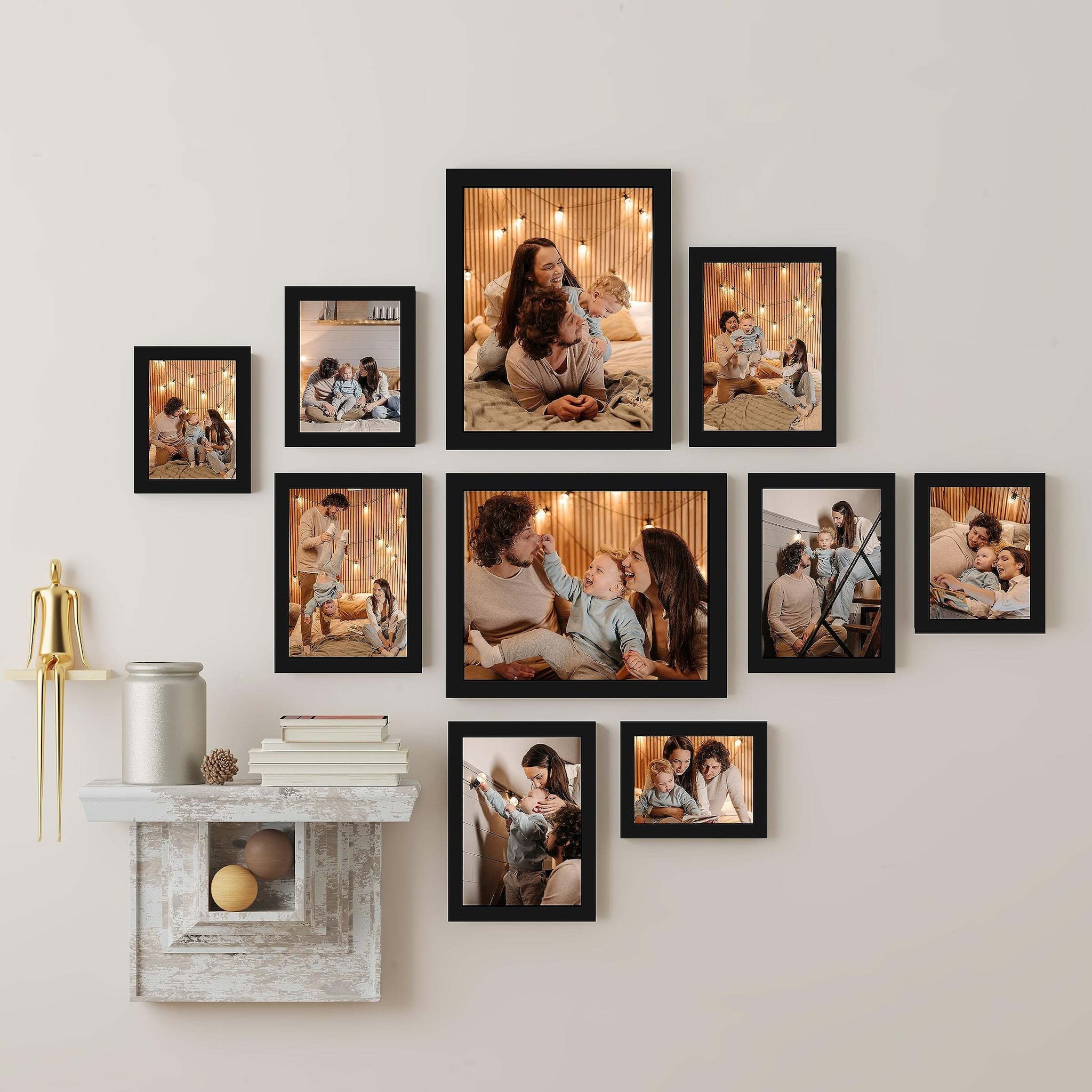 Art Street Large Collage Wall Photo Frame Set For Living Room